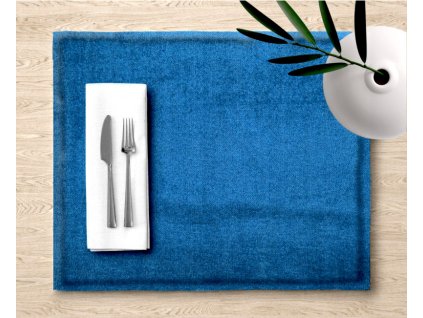 Ervi dekorační prostírání na stůl - Rasel modré (Rozměr 30 x 40 cm)