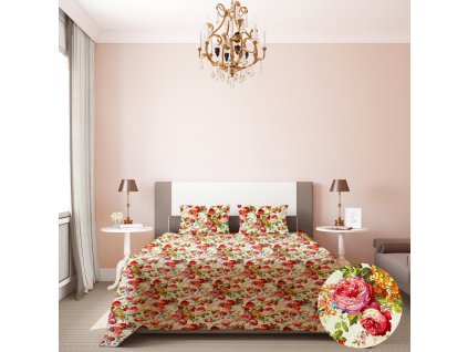 Ervi gobelínový přehoz na postel jednolůžko/dvoulůžko - Spring Garden (Rozměr 140x200 cm)