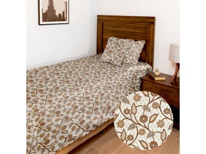 Ervi Gobelínový přehoz na postel jednolůžko/dvoulůžko - Asetat 301 (Rozměr 140x200 cm, povlak na polštář 45x45 cm)