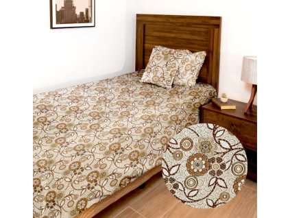 Ervi Gobelínový přehoz na postel jednolůžko/dvoulůžko - Asetat 326 (Rozměr 140x200 cm, povlak na polštář 45x45 cm)