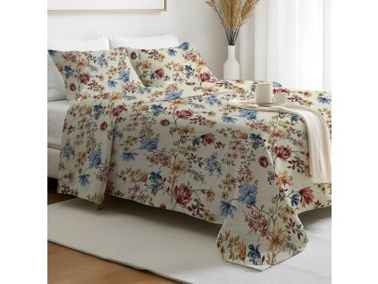 Ervi Gobelínový přehoz na postel jednolůžko/dvoulůžko - Vůně léta (Rozměr 140x200 cm)