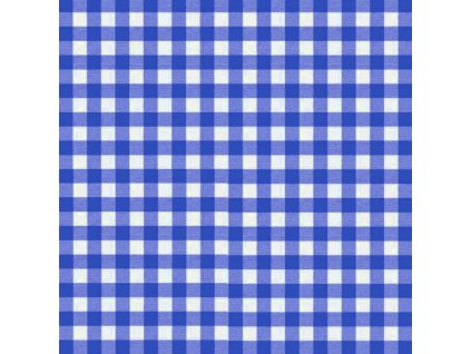 Ubrus PVC Mirabella 7400C - Kostičky modré 140 cm x 20m (Barva modrá, Vzor Kostkový)