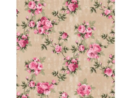 Ubrus PVC M-167 A Role 140 cm x 20m (Barva barevná, Vzor Květinový)