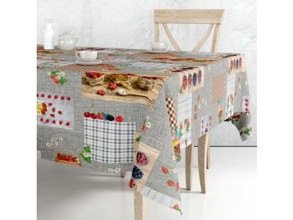 Mirella ubrus PVC M-195B, 140 cm x 20m (Barva barevná, Vzor kvetinový)