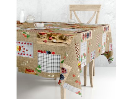 Mirella ubrus PVC M-195A, 140 cm x 20m (Barva barevná, Vzor Kuchyňský)