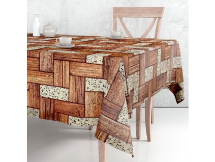 Ubrus PVC Mirabella DC-730A 140 cm x 20m (Barva barevná, Vzor Přírodní)