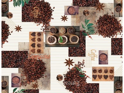 Ubrus PVC M-142 A 140 cm x 20m (Barva barevná, Vzor Kuchyňský)