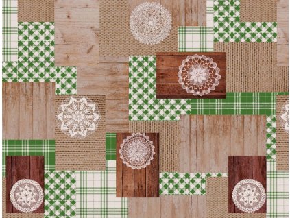 Ubrus PVC M-44 C 140 cm x 20m (Barva barevná, Vzor Přírodní)