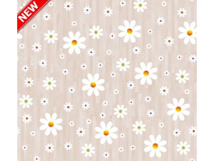 Ubrus PVC M-105 B 140 cm x 20m (Barva barevná, Vzor Květinový)