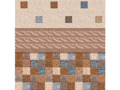 Dekorama ubrus PVC D-212A 140 cmx 20m (Barva barevná, Vzor Geometrický)