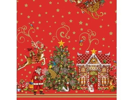 Ubrus PVC Dekorama D-23B - vianočný - Rola 140 cm x 20m