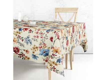 Ervi Gobelínový ubrus na stůl obdélníkový - Vůně léta (Rozměr 80x120 cm)