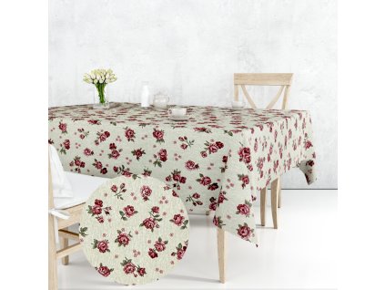 Ervi Gobelínový ubrus na stůl čtvercový - Polibek růže (Rozměr 40x40 cm)