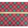 Ervi Bavlněná látka/plátno š.240 cm - Vánoční káro 3051-2, metráž (Barva červená, Vzor Vánoční)