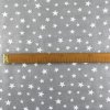 Ervi Bavlněná látka/plátno š.240 cm - hvězdičky na šedém č.1579-22 , metráž (Barva šedá, Vzor Hviezdičky)