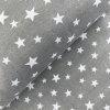 Ervi Bavlněná látka/plátno š.240 cm - hvězdičky na šedém č.1579-22 , metráž (Barva šedá, Vzor Hviezdičky)