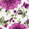 Ervi Bavlnená látka/plátno š.240 cm - fialové hortenzie a pivonky č.26620-4, metráž