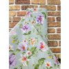 Ervi Bavlnená látka/plátno š.240 cm - Magnolia a ľalia na šedom - 30269-6, metráž