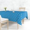 Ubrus PVC DC-416 modrý metráž šířka 140 cm (Barva šedá, Vzor Puntíky)