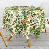 Ubrus PVC kulatý Mo-6244 - Tropická zahrada (různé velikosti) (Rozměr průměr 100 cm)