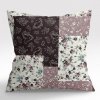 Ervi povlak na polštář FLANELOVÝ - Patchwork růžový (Rozměr 30 x 50 cm)