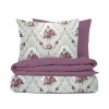 Ervi bavlněné povlečení oboustranné - vintage růže/fialové (Rozměr 140x200 cm + 70x90 cm)