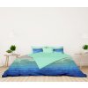 Ervi bavlněné povlečení oboustranné - Marina/tyrkysové (Rozměr 140x200 cm + 70x90 cm)