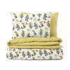 Ervi bavlněné povlečení oboustranné - žluté luční květiny/světlé žluté (Rozměr 140x200 cm + 70x90 cm)