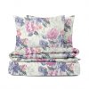 Ervi bavlněné povlečení - fialové a modré pivoňky (Rozměr 140x200 cm + 70x90 cm)