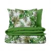 Ervi bavlněné povlečení oboustranné - Monstera zelená/olivové (Rozměr 140x200 cm + 70x90 cm)