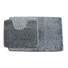 Kúpeľňová predložka šedá Comfort, 2 set