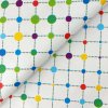 Ubrus PVC Mirabella 445A - Barevné puntíky, 140 cm x 20m (Barva barevná, Vzor Dětský)