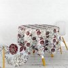 Ervi gobelínový ubrus na stůl kulatý - Tafta - Růže - bordo (Rozměr průměr 40 cm)