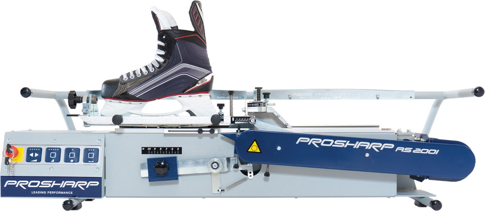 Brúsenie korčúľ – stroj