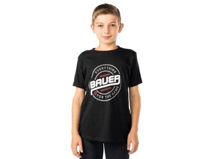 s25 tricko bauer graphic blk yth