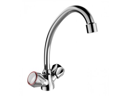 Drezová batéria nízkotlaková SOLIS klasická, horné rameno 18cm, chróm