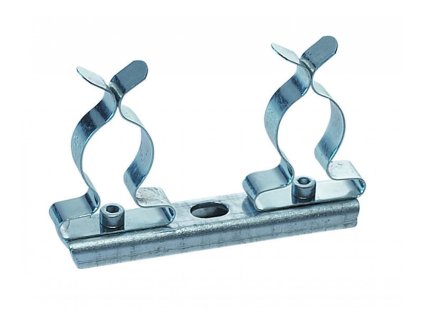 Dvojpríchytka kovová - Doubleclips 2x19mm
