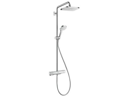 Sprchový systém CROMA E Showerpipe s termostatom, hlavica 170mm