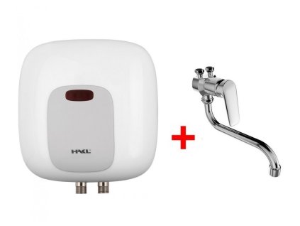 Prietokový ohrievač vody HAKL PL 4,5kW + páková drezová batéria SOLIS