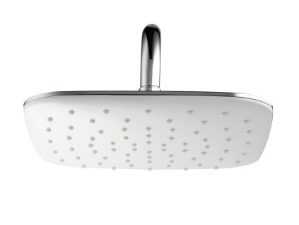 HERZ Sprchová hlava štvorcová, 250x250mm, chróm biela