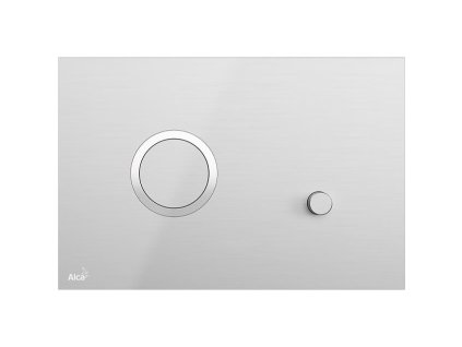 Ovládacie tlačidlo STING INOX, polomatný lesklý nerez Alca
