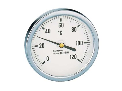 Tlakomer, napojenie zozadu 1 2 teplota 0 120°C, dĺžka ohrádzky 45mm
