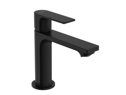 Umývadlová batéria REBRIS E Hansgrohe, ComfortZone 110, CoolStart, matná čierna