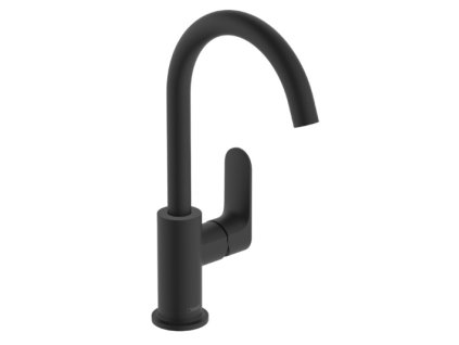 Umývadlová batéria REBRIS S Hansgrohe, odtoková súprava, ComfortZone 210, čierna