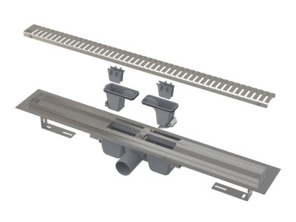 Sprchový žľab LINE s okrajom pre perforovaný rošt