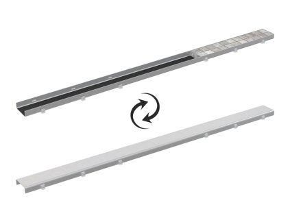 Rošt pre sprchový žľab Alcadrain OPTION nerez matný dĺžka 950mm