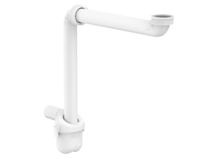 Umývadlový sifón priestorovo úsporný, DN32, Hansgrohe biely