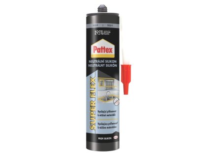 Neutrálny silikón Pattex šedý, 280ml