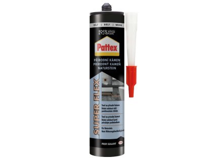 Tmel na prírodný kameň Pattex, biely, 280ml