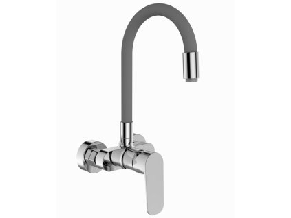 Drezová batéria DAKOTA rozstup 100mm, horné flexi rameno sivá